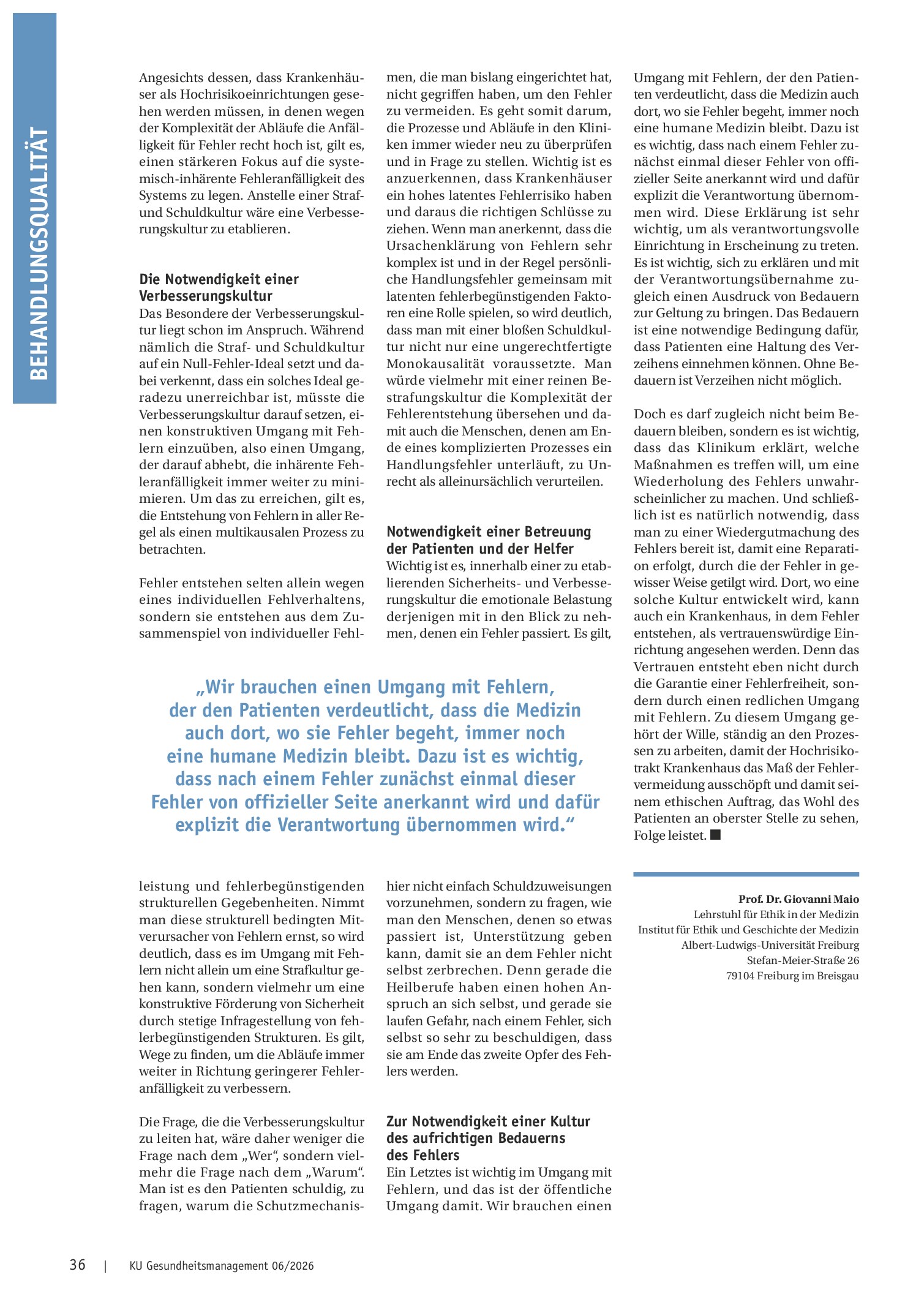 Vorschauseite 2: Fehler in der Medizin. Ethische Grundüberlegungen