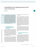 Vorschauseite 1: Teambuilding in einer ergotherapeutischen Praxis: Ein Blick auf das Führungshandeln