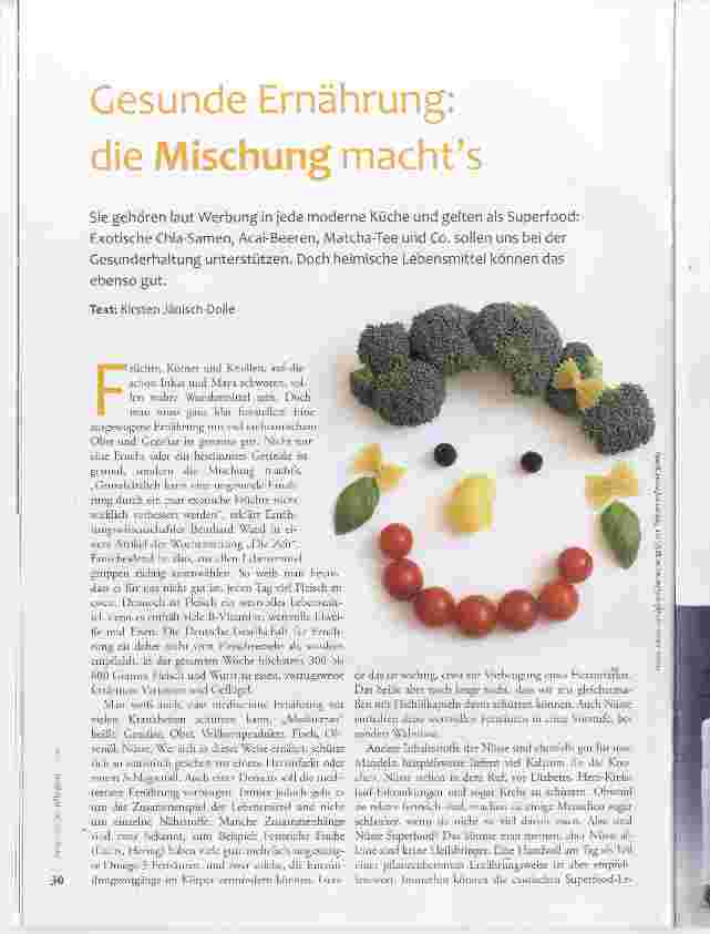 Vorschauseite 1: Gesunde Ernährung: die Mischung macht es