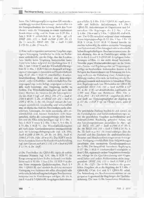 Vorschauseite 4: Krankenhausvergütung und qualitätssichernde Mindestanforderungen des G-BA (hier: kein Leitungslehrgang der Stationsleitung der Intensivstation)
