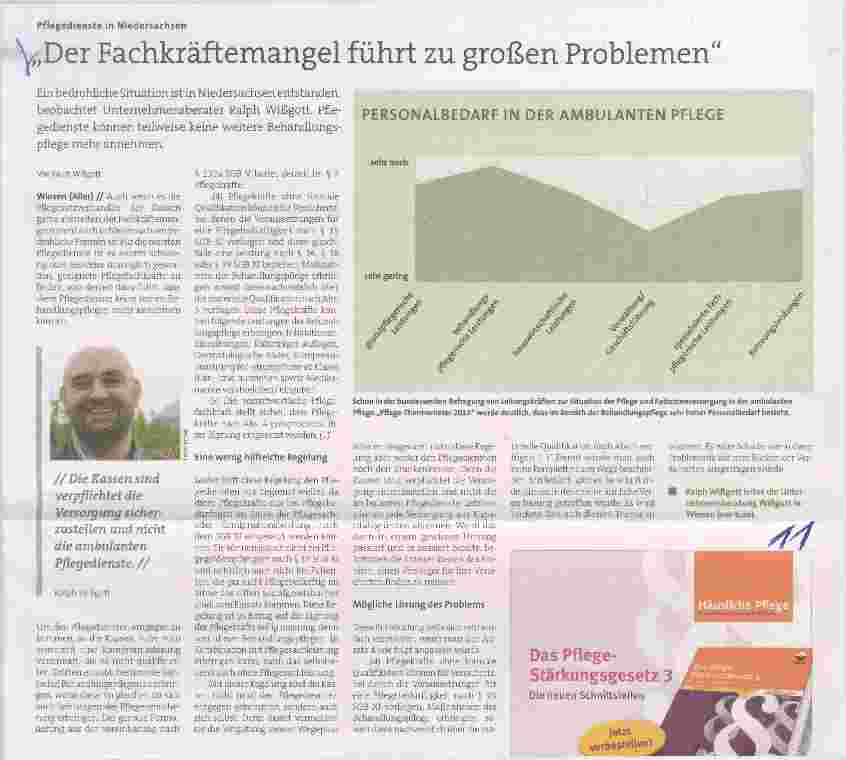 Vorschauseite 1: Der Fachkräftemangel führt zu großen Problemen