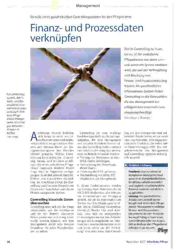 Vorschauseite 1: Finanzund Prozessdaten verknüpfen