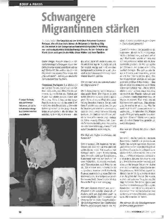 Vorschauseite 1: Schwangere Migrantinnen stärken