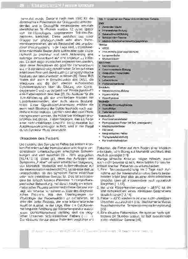 Vorschauseite 3: Fieber beim kritisch Kranken: Ignorieren oder therapieren?