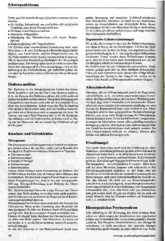 Vorschauseite 3: Krankheiten im Alter