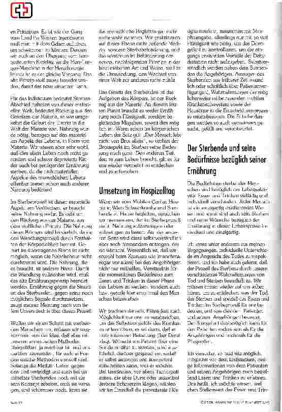 Vorschauseite 3: Nahrung und Erhährung Sterbender unter besonderer Berücksichtigung der Dehydration in der letzten Phase des Lebens