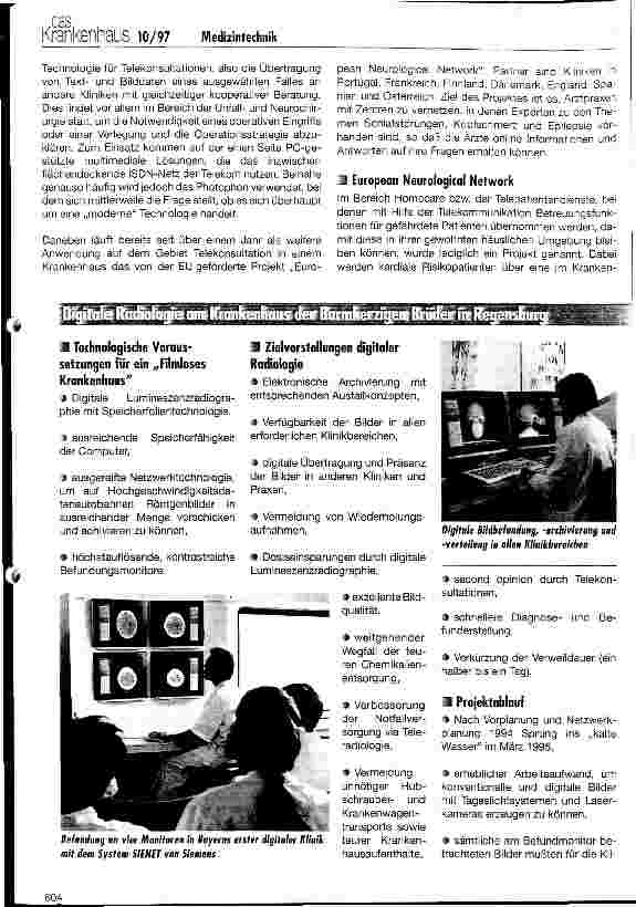 Vorschauseite 4: Rechnet sich das filmlose Krankenhaus Förderung und Umsetzung moderner Medizintechnik unter gesundheitspolitischen und ökonomischen Aspekten