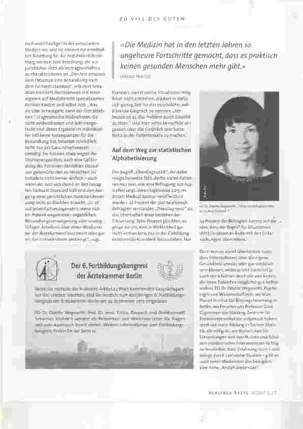 Vorschauseite 4: Zu viel des Guten