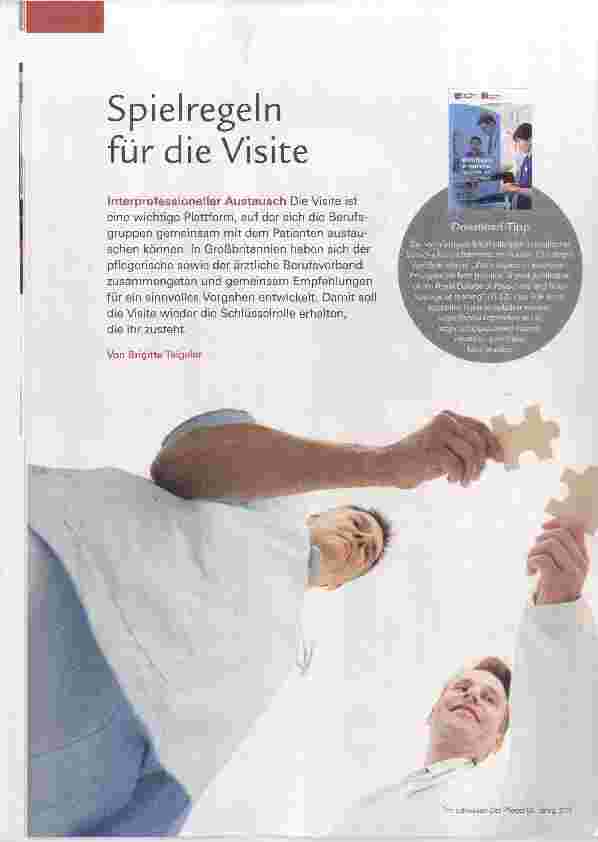Vorschauseite 1: Spielregeln für die Visite