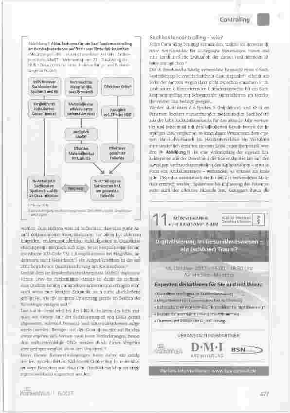 Vorschauseite 2: Sachkosten-Controlling im Herzkatheterlabor