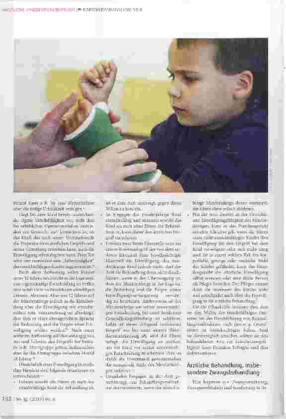 Vorschauseite 5: Die gesetzlichen Rechte von Eltern minderjähriger Kinder in der häuslichen Kinderkrankenpflege insbesondere bei Fixierung, Zwangsbehandlung und Reanimationsverweigerung