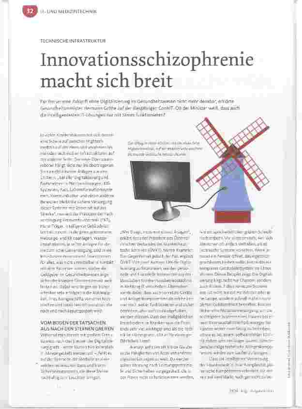 Vorschauseite 1: Innovationsschizophrenie macht sich breit