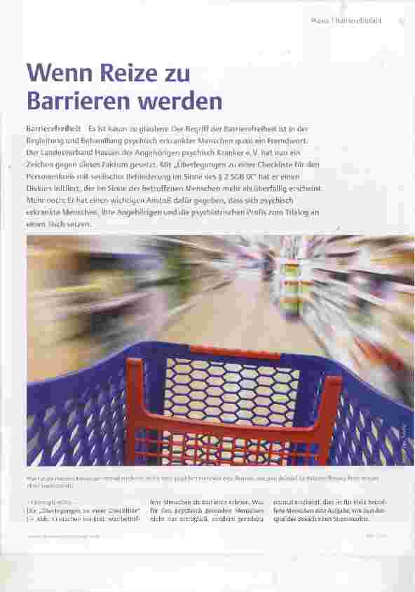 Vorschauseite 1: Wenn Reize zu Barrieren werden