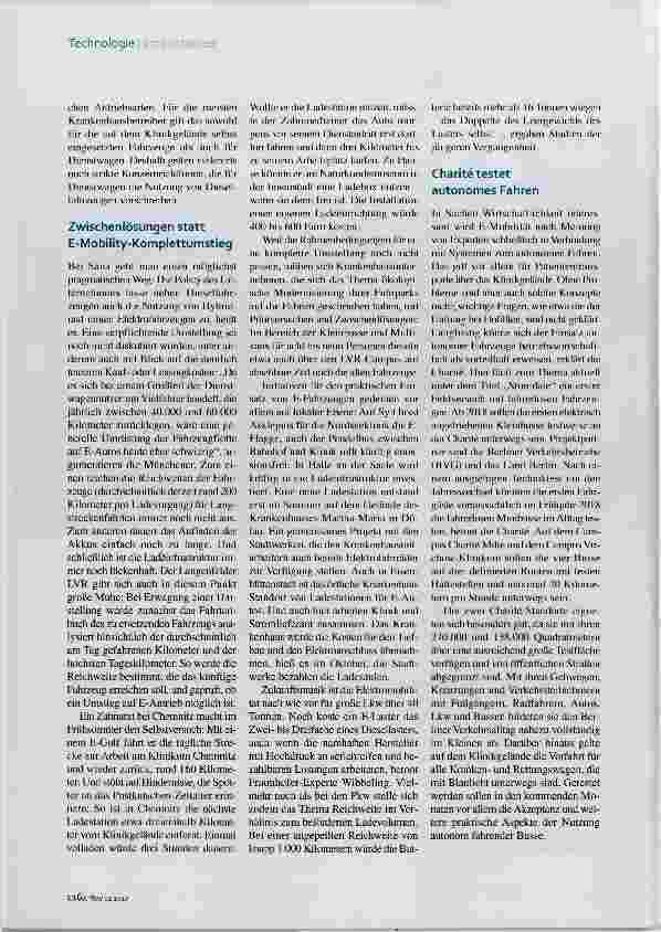 Vorschauseite 3: Vier Stunden an der Steckdose