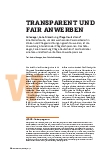 Vorschauseite 1: Transparent und fair anwerben