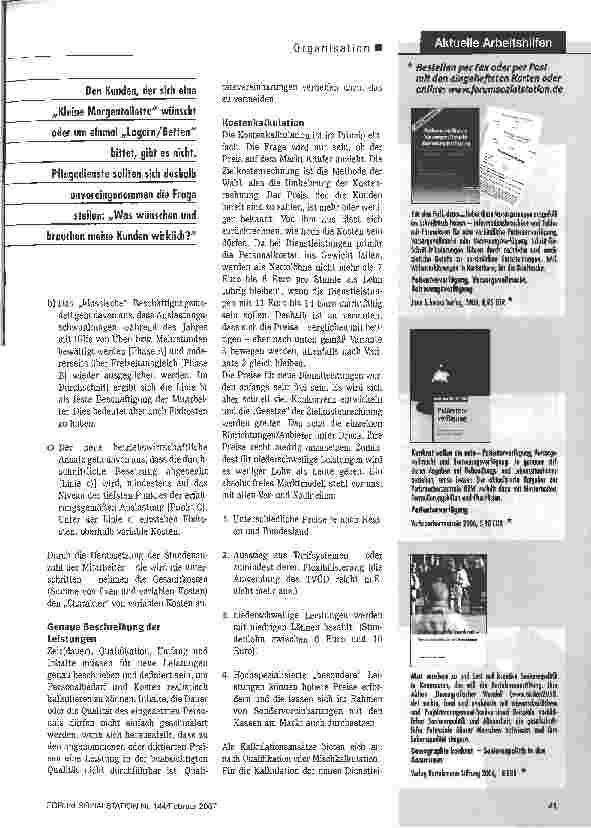 Vorschauseite 4: Neue Leistungen, neue Preise