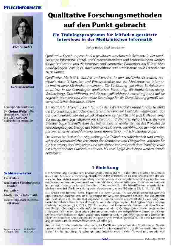 Vorschauseite 1: Qualitative Forschungsmethoden auf den Punkt gebracht