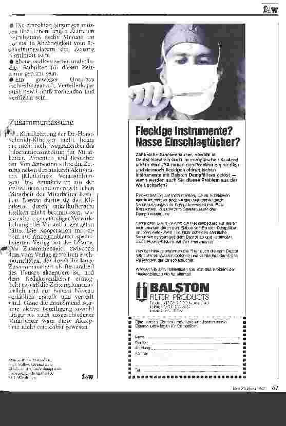 Vorschauseite 4: Klinikzeitung