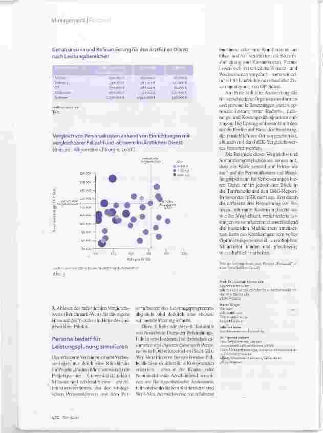 Vorschauseite 5: Gehaltsund Erlös-Benchmarking Vom Wert der Ärzte