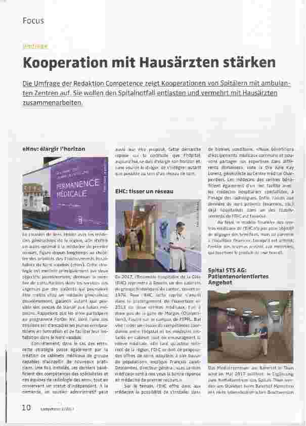 Vorschauseite 1: Kooperation mit Hausärzten stärken