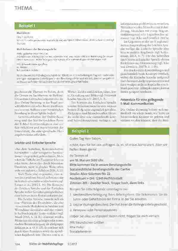 Vorschauseite 2: Wertschätzung zeigen, Missverständnisse vermeiden Erfolgsfaktoren für eine gelingende elektronische Klienten-Kommunikation