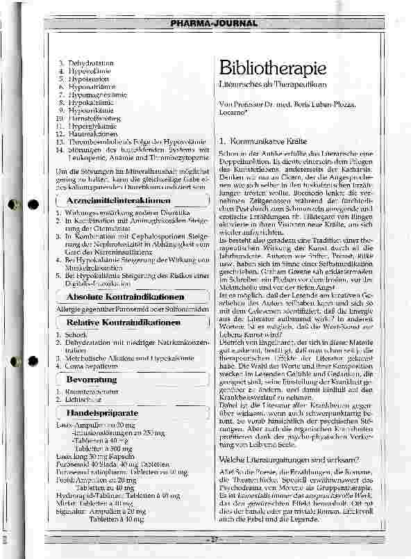 Vorschauseite 2: Pharmakologie Furosemid