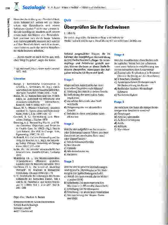 Vorschauseite 6: Intensivmedizin - Vision und Wirklichkeit oder: Von der Schwierigkeit, eine Organisation zu verändern