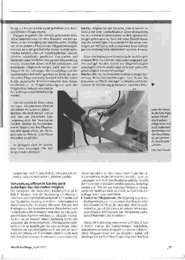Vorschauseite 4: Kein großer Wurf, aber Vorteile für die Pflege
