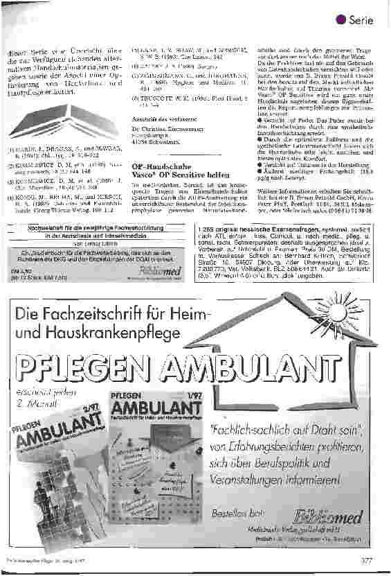 Vorschauseite 5: Schutzhandschuhe aus Latex 4. Folge: Infektionsschutz durch medizinische Schutzhandschuhe