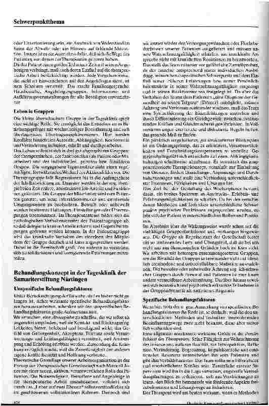 Vorschauseite 3: Tagesklinik für psychisch Kranke Bindeglied zwischen stationärer und ambulanter Behanldung