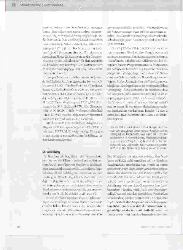 Vorschauseite 2: Häusliche Krankenpflege in einer betreuten Wohneinrichtung