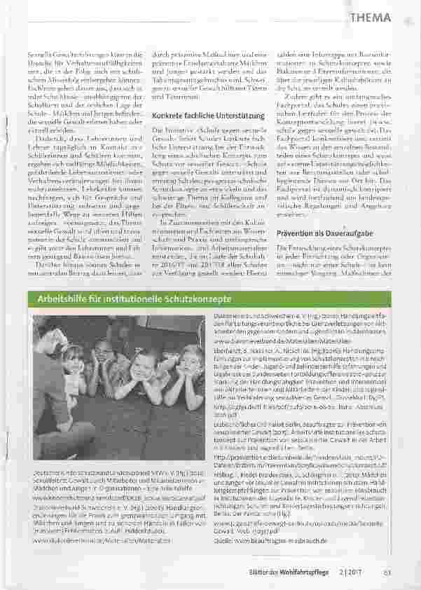 Vorschauseite 3: Schweigen hilft Tätern und Täterinnen