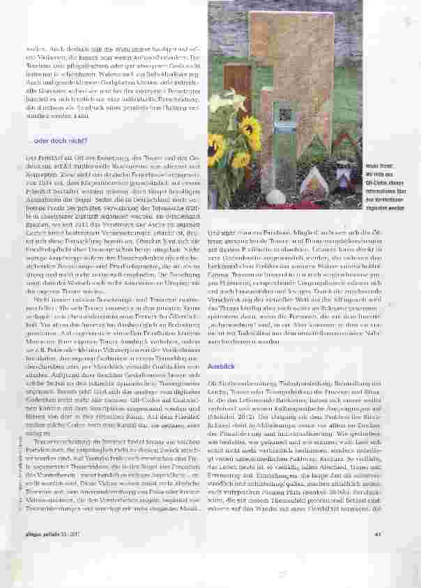 Vorschauseite 3: Sterben in der Gesellschaft der Gegenwart
