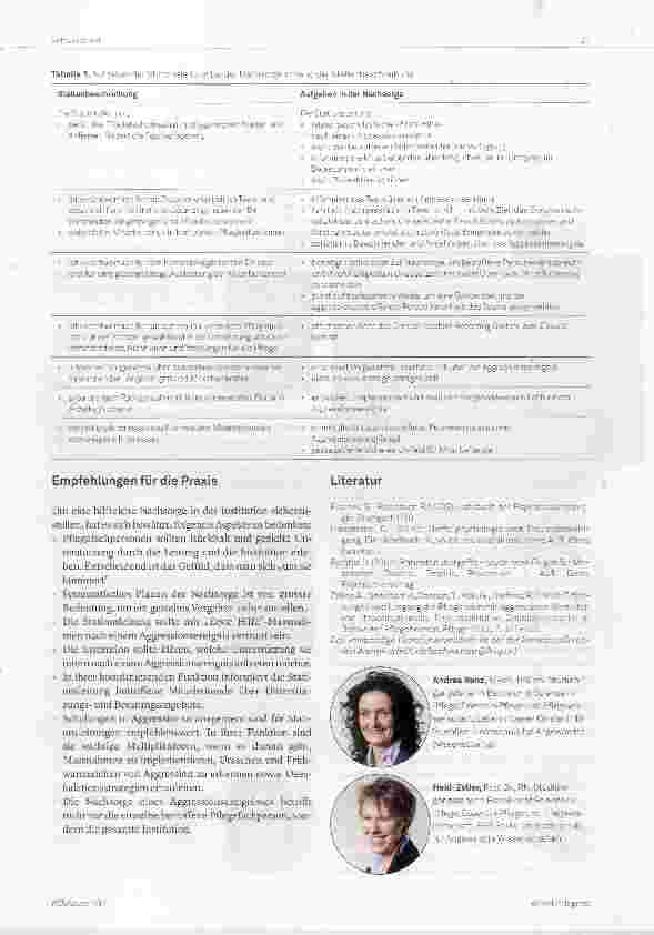 Vorschauseite 3: Nachsorge ist unverzichtbar