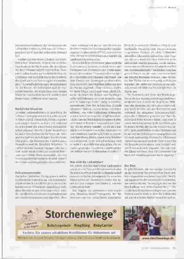 Vorschauseite 2: Leihmutterschaft in Indien wo Ethik keine Lobby hat