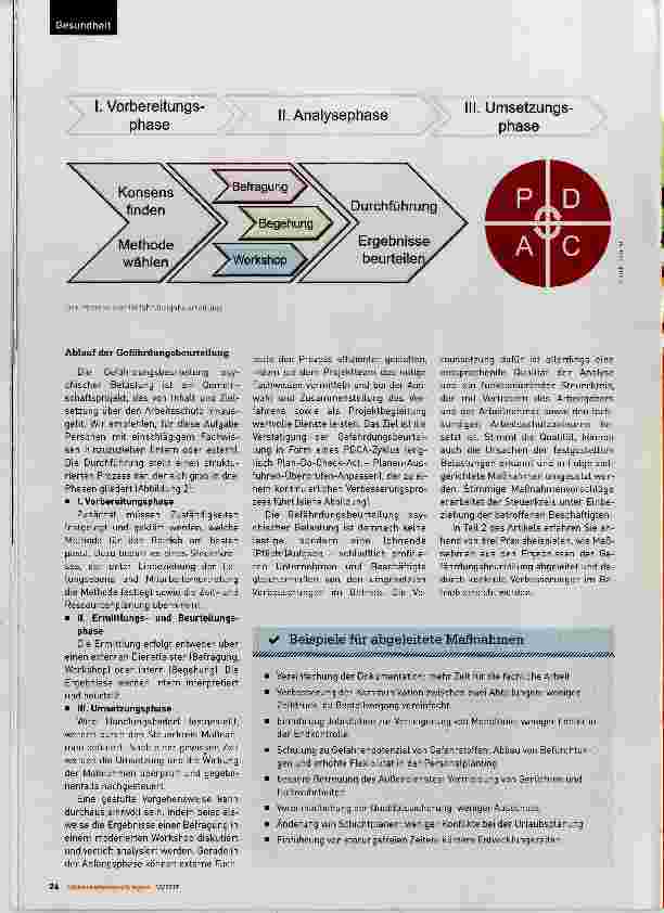Vorschauseite 3: Nutzen generieren (Teil 1) Psychische Belastungen richtig erfassen