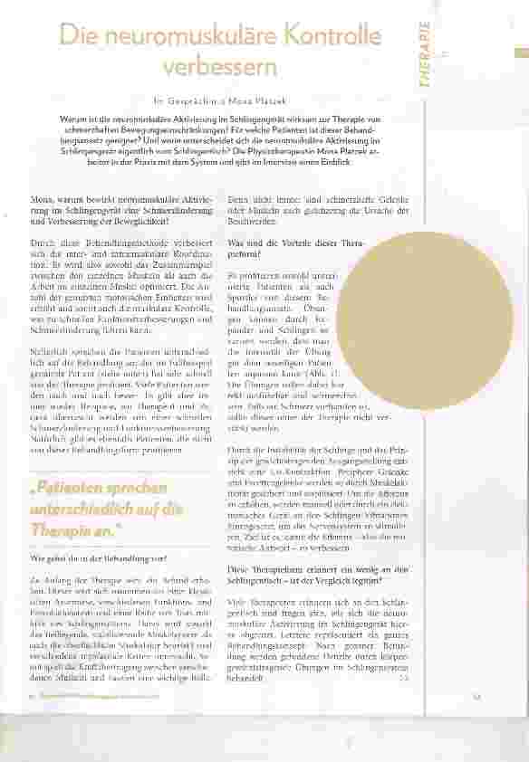 Vorschauseite 1: Der rote Faden in der Therapie