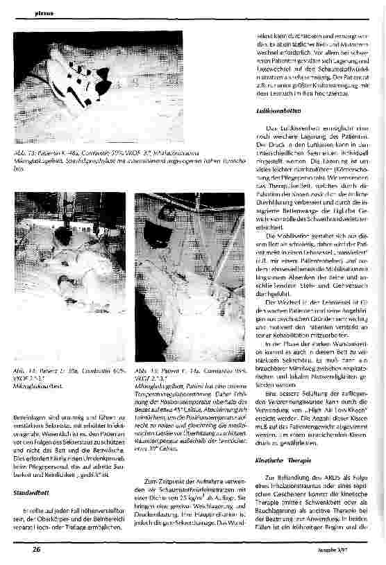 Vorschauseite 4: Die Lagerung des Schwerbrandverletzten Ein Erfahrungsbericht aus dem AKH-Wien