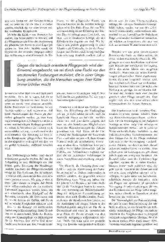 Vorschauseite 4: Die Bedeutung praktischer Studienanteile in der Pflegeausbildung an Hochschulen
