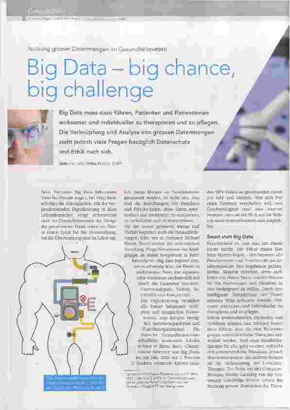 Vorschauseite 1: Big Data big chance, big challenge