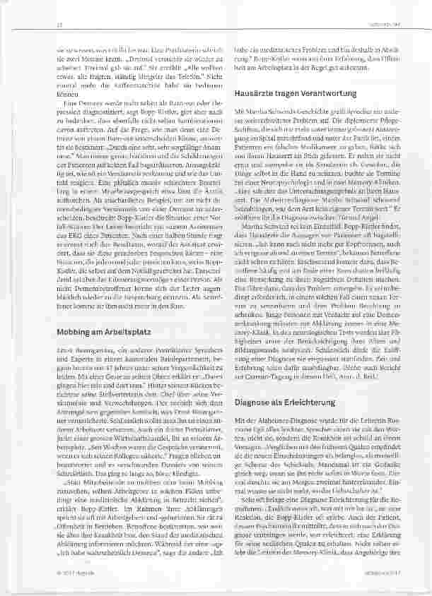 Vorschauseite 2: Demenz im Beruf