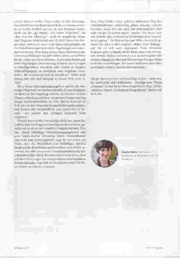 Vorschauseite 3: Demenz im Beruf