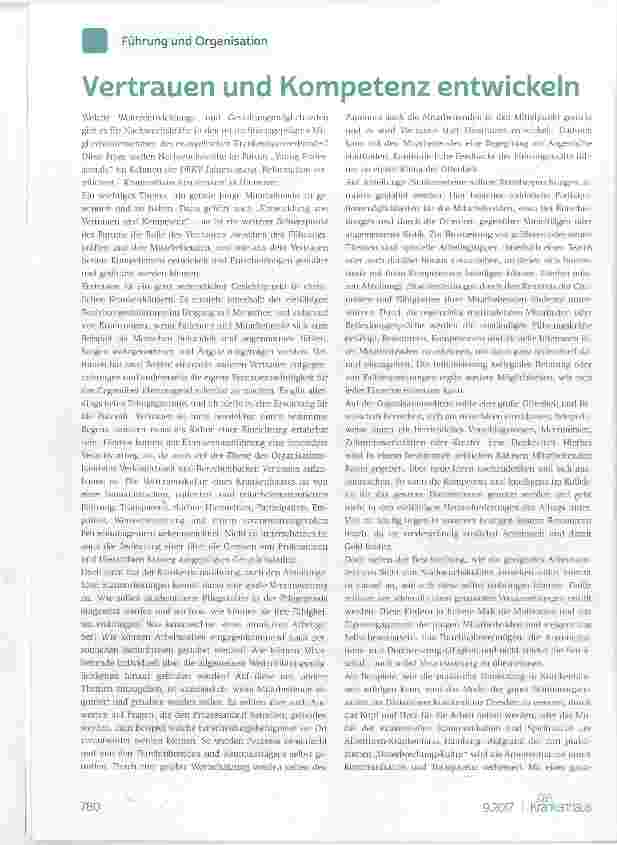 Vorschauseite 1: Vertrauen und Kompetenz entwickeln