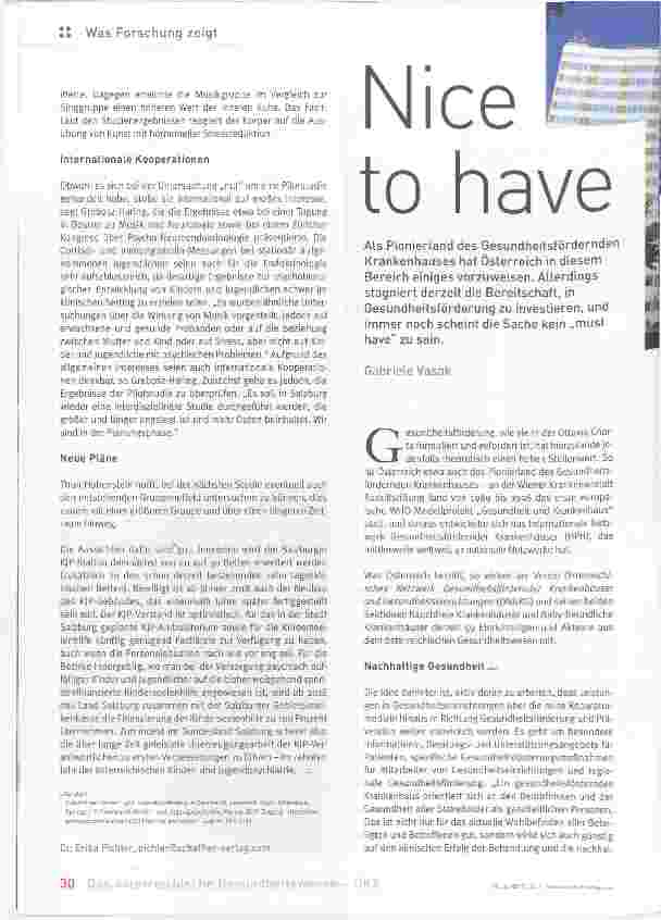 Vorschauseite 1: Nice to have