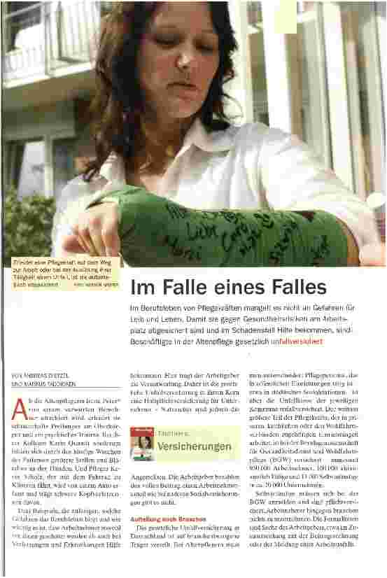 Vorschauseite 1: Im Falle eines Falles