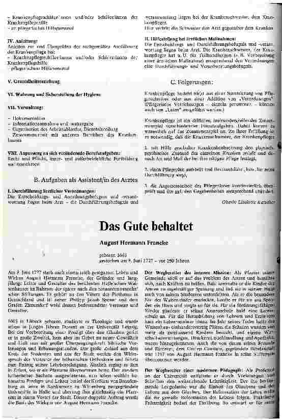 Vorschauseite 2: Eigenständige Krankenpflege