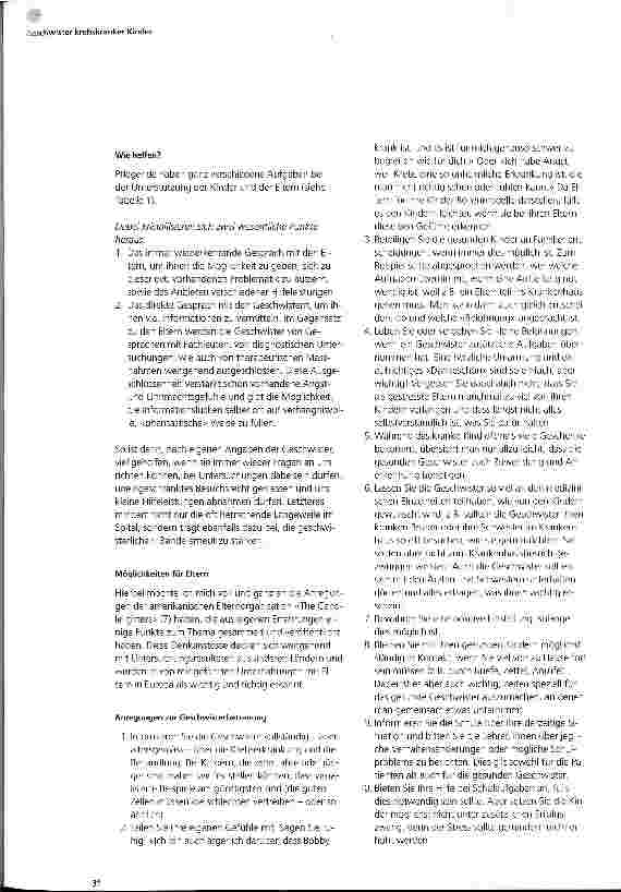 Vorschauseite 3: Geschwister krebskranker Kinder
