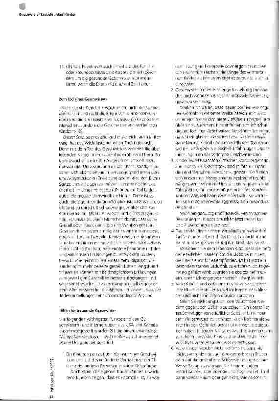 Vorschauseite 4: Geschwister krebskranker Kinder