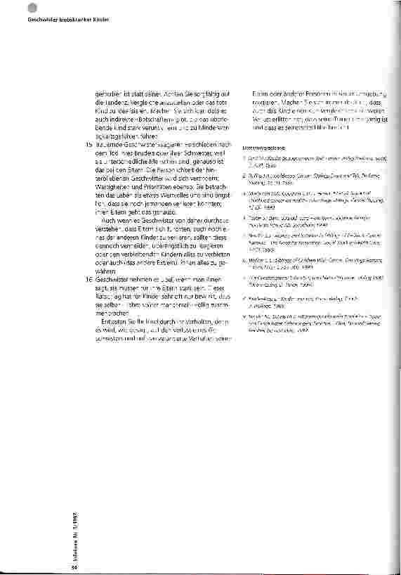 Vorschauseite 6: Geschwister krebskranker Kinder