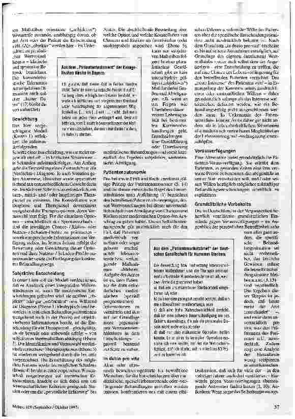 Vorschauseite 2: Die individuelle Vorausverfügung Patienten-Selbstbestimmung hinsichtlich lebensbedrohlicher Situationen